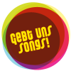 Button „Gebt uns Songs“