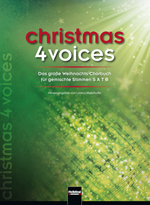 Umschlag „christmas 4 voices“ SATB